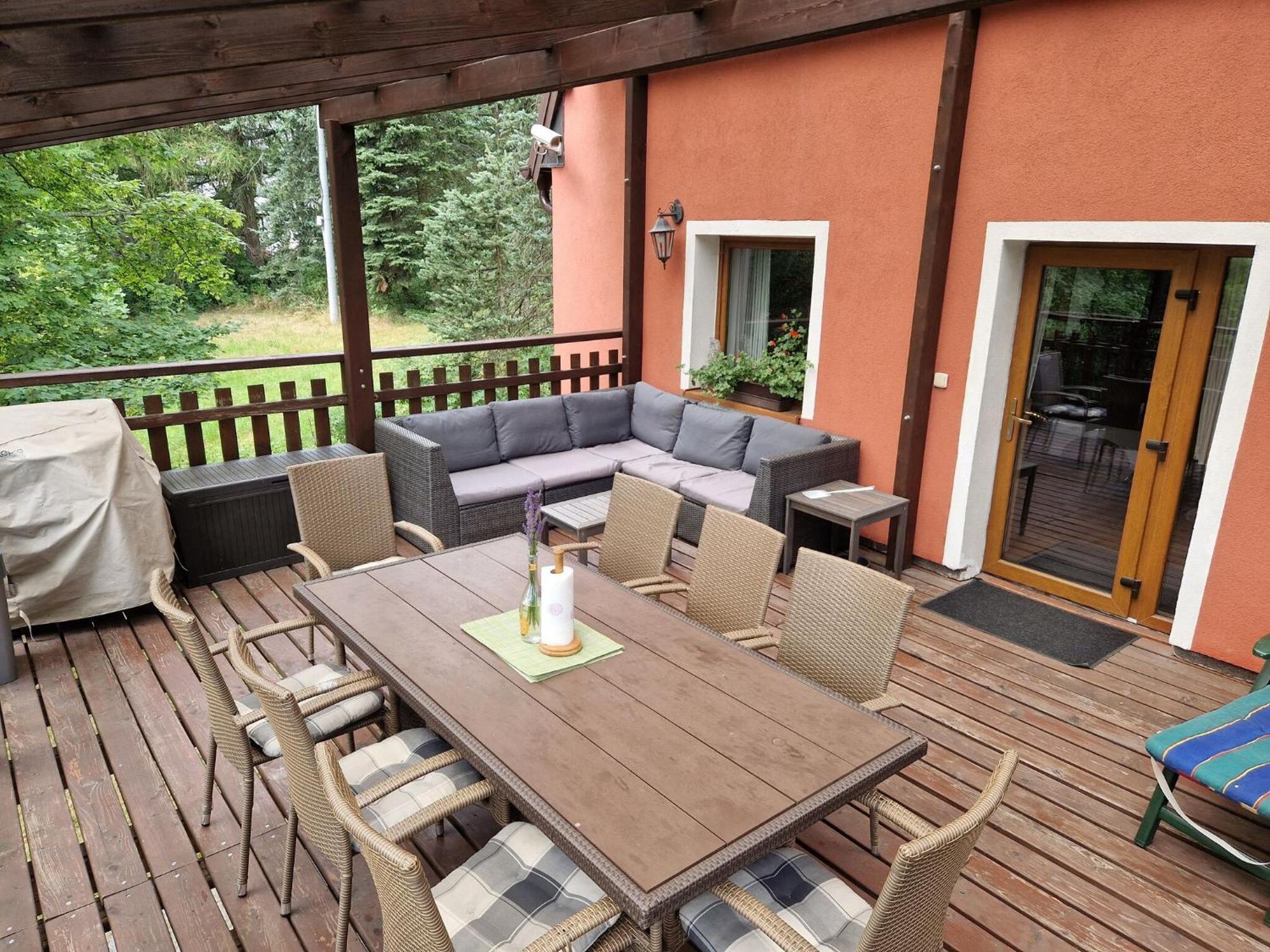 Holiday Home In Erzgebirge Mountains With Terrace Mezihori ภายนอก รูปภาพ