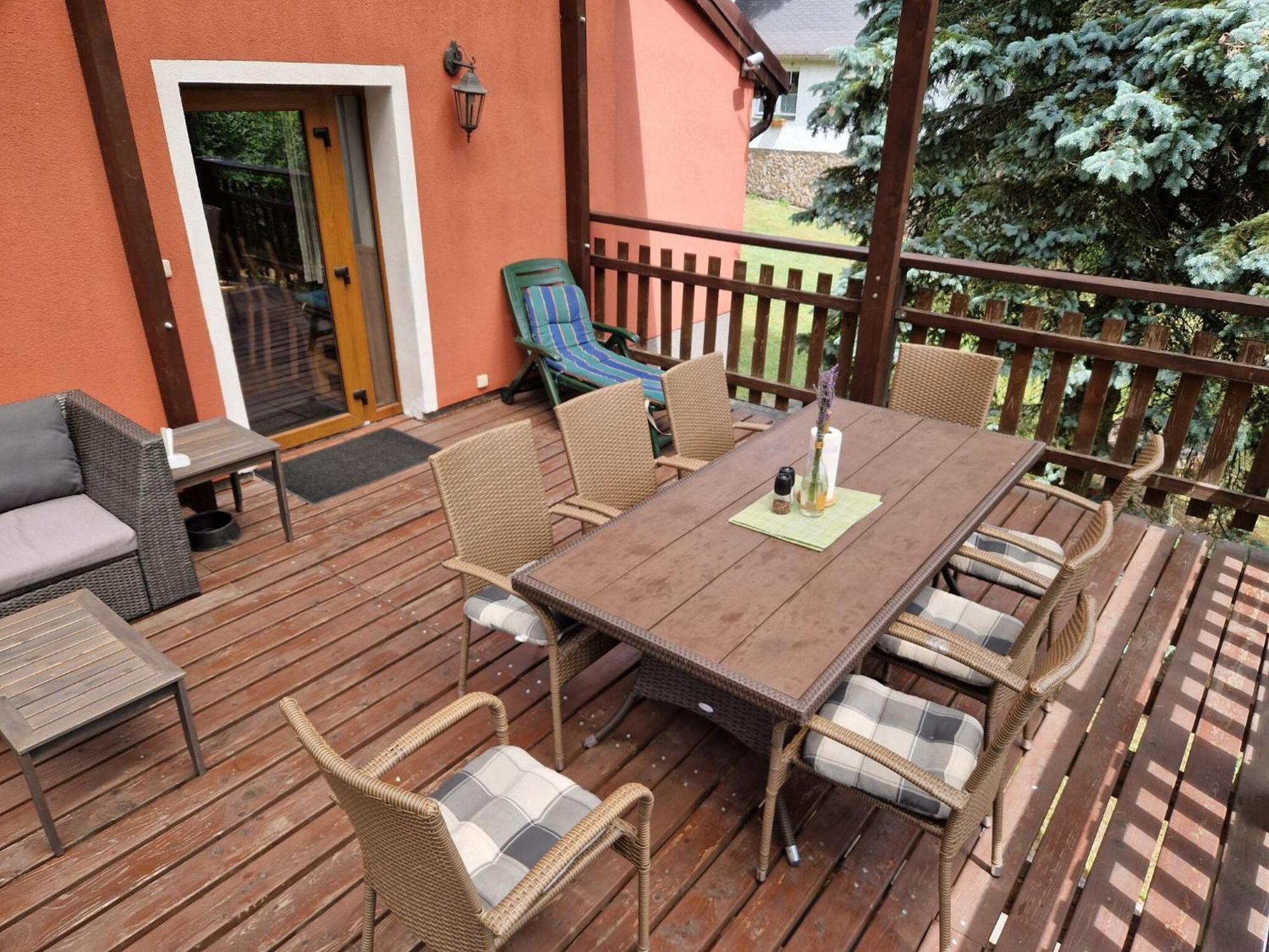 Holiday Home In Erzgebirge Mountains With Terrace Mezihori ภายนอก รูปภาพ